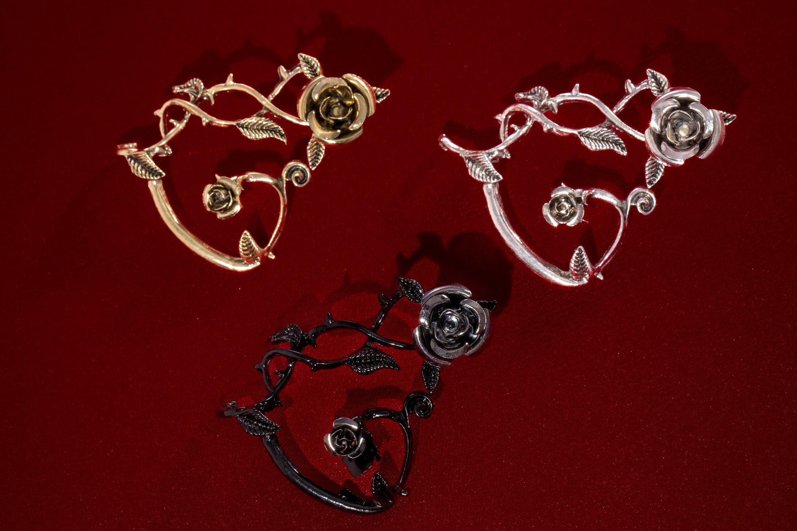 Rose Studs Earrings 